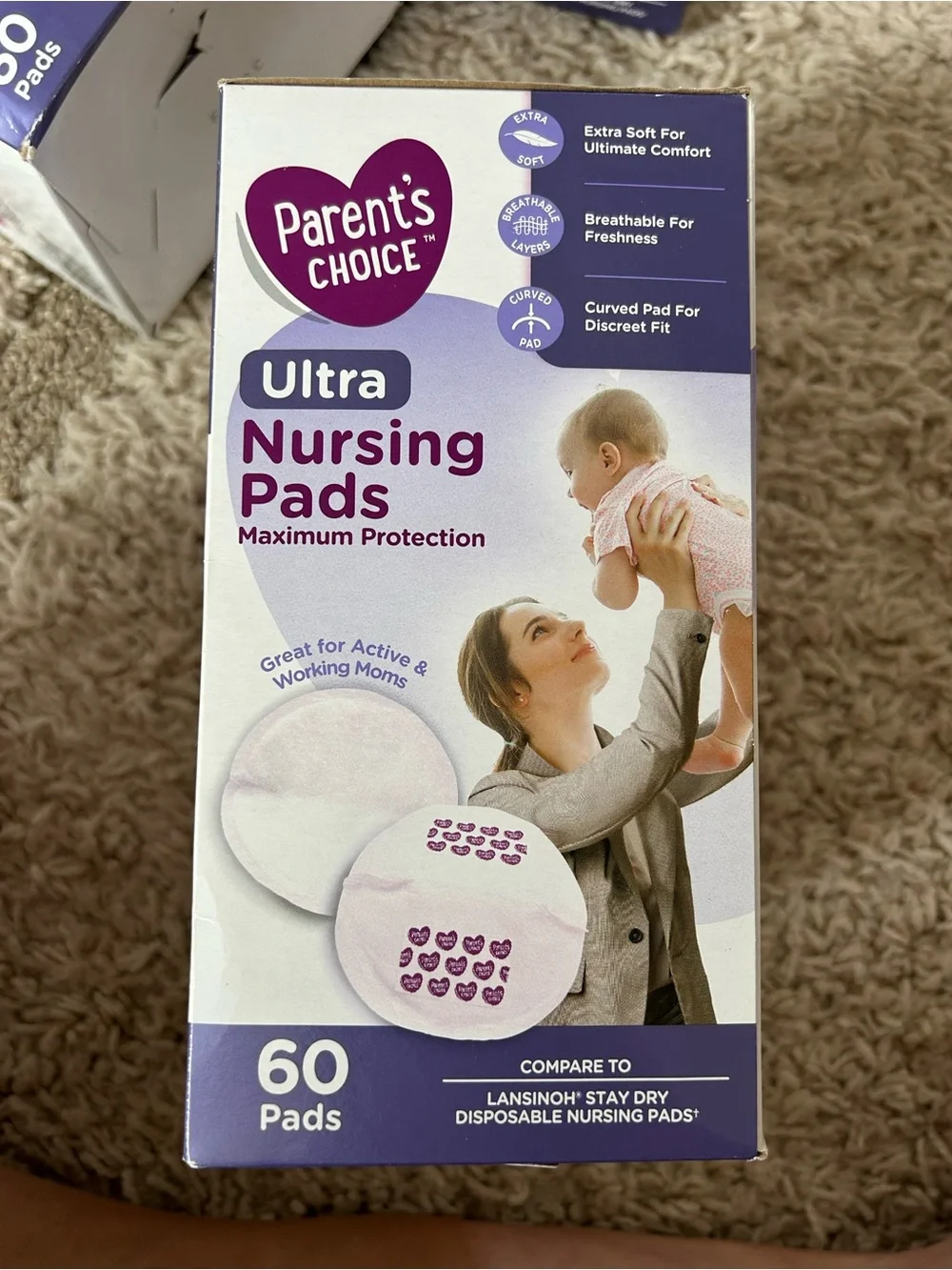 156 ultra nursing pads parents choice individually wrapped